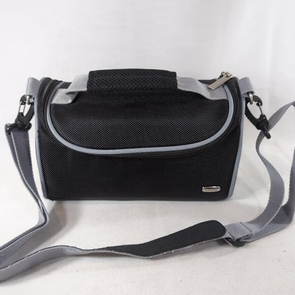 Kodak Soft side Camera Bag Case Black Mesh Shoulder Crossbody Strap Video Handle - Picture 1 of 10